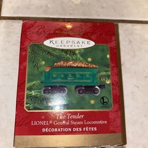 Hallmark Keepsake Ornament General Steam Locomotive The Tender LIONEL 2000